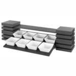 CUBIC BUFFET DISPLAY KIT FOR 8 SQUARE BOWLS
